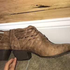 Brown booties!!